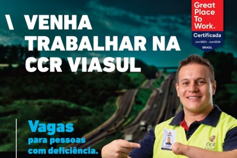 CCR ViaSul abre vagas para pessoas com deficiência