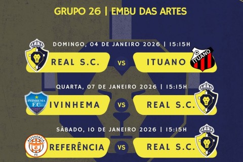 Real Sport Club de Tramandaí estreia hoje na Copinha e leva o Litoral Norte ao maior torneio de base do mundo
