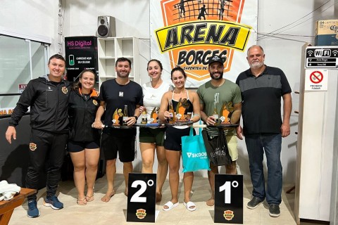 Torneio de Beach Tennis movimenta feriado em Três Cachoeiras