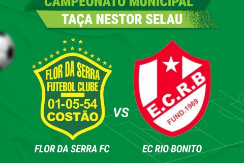 Flor da Serra e Rio Bonito dão início ao Campeonato Municipal de Futebol 2025