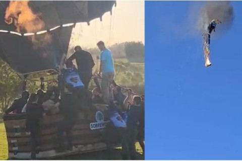 Piloto relata perda total de controle antes de tragédia com balão em SC: "As pessoas pularam para tentar sobreviver"