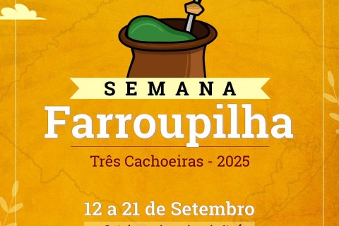 Três Cachoeiras se prepara para a Semana Farroupilha de 12 a 21 de setembro