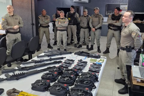 Força Tática do 2º BPAT recebe armamentos e melhorias em Torres