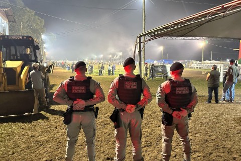 Brigada Militar reforça segurança no 36º Rodeio Crioulo Interestadual de Torres