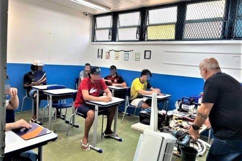 Cursos de profissionalização contemplam 100 socioeducandos no início de 2025