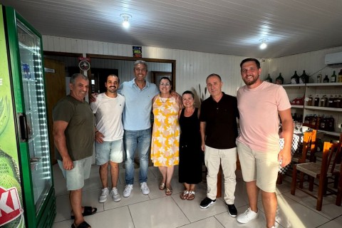 Três Cachoeiras recebe deputado federal Daniel Trzeciak para tratar de demandas do município