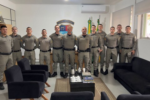 Comando do CRPO Litoral recebe novos soldados