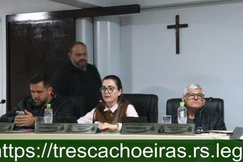 Câmara de Três Cachoeiras destaca investimentos em infraestrutura, agricultura e esportes