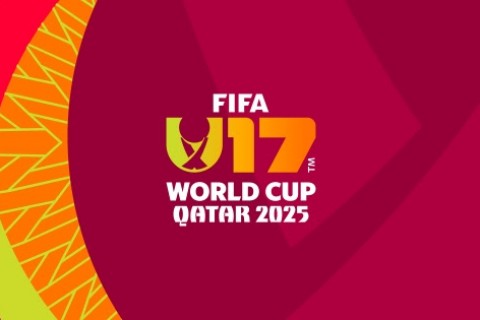 O emblema oficial da Copa do Mundo Sub-17 da FIFA Catar 2025™ destaca os jovens talentos que competirão na competição deste ano.