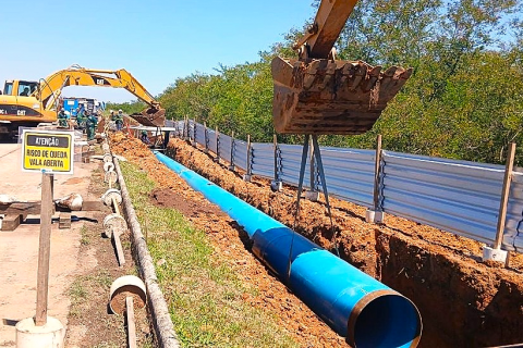 Nove municípios do Litoral recebem obras e ações da Corsan nesta semana