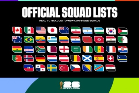As escalações para a Copa do Mundo FIFA de 2026™ foram confirmadas: 1248 sonhos, 48 ​​equipes e um grupo de jogadores verdadeiramente de classe mundial.