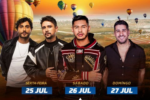 Copa Inverno de Balonismo: Três Dias de Emoção e Música no Parque do Balonismo