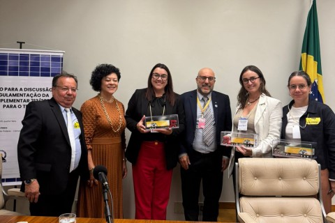 Prefeita de Três Cachoeiras participa de debate sobre proteção veicular em Brasília