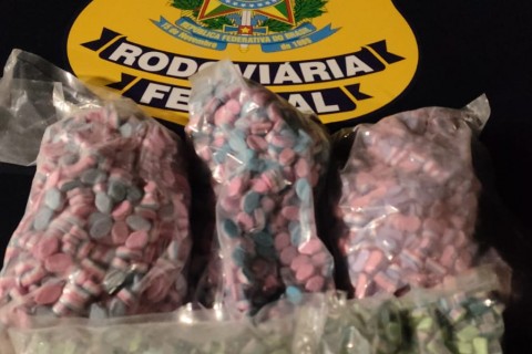 PRF apreende 5 mil comprimidos de ecstasy em Torres