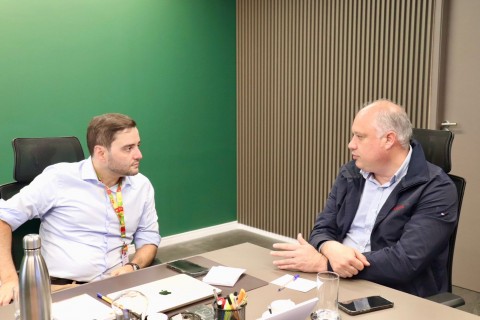 Deputado Luciano Silveira se reúne com o vice-governador para tratar pautas do litoral
