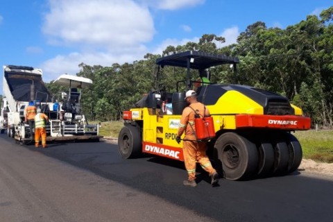 RSC-101 passa por obras de recuperação no litoral gaúcho