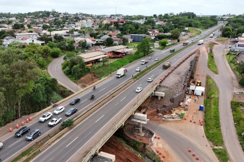 BR-386/RS: Viaduto sobre a ferrovia, em Estrela, terá operação de içamento de vigas