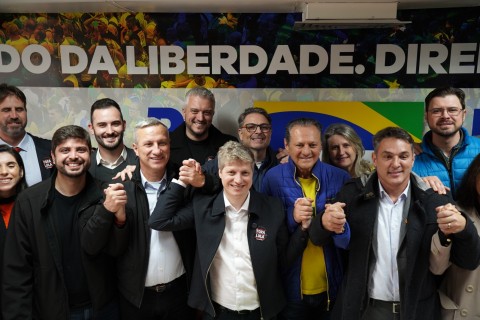 PL e Novo selam aliança no RS e dão o primeiro passo rumo ao Palácio Piratini com Zucco como pré-candidato ao governo