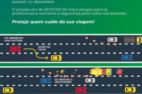 CCR ViaSul, ABCR e concessionárias de rodovias realizam Dia D pela Vida nas Rodovias