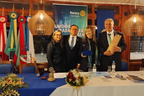 Advogado César Grazziotin assume a presidência do Rotary de Torres