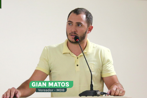 Vereador Gian Matos denuncia devolução de emenda de R$ 238 mil para caminhão e repudia ataque a colega