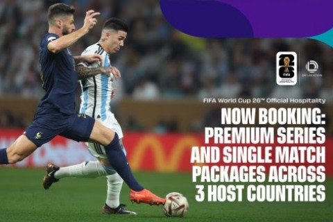 Pacotes de hospitalidade para a Copa do Mundo da FIFA 2026™ já estão disponíveis nos três países-sede