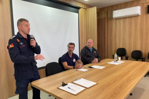 Amlinorte recebe comando dos Bombeiros Militares para tratar do Verão 2026