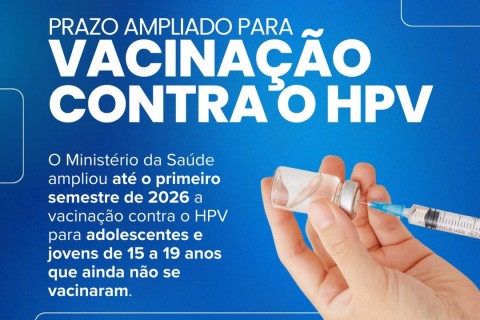 Vacinação contra o HPV em Três Cachoeiras tem prazo ampliado até junho/ 2026