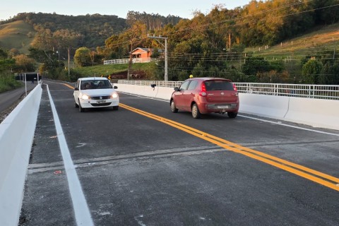 Estado conclui nova ponte em Caraá, no Litoral Norte