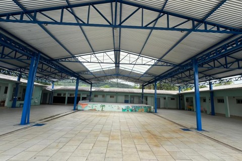 Saguão da Escola Municipal será reinaugurado na Pixirica
