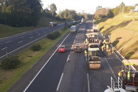 CCR ViaSul - Cronograma semanal de obras nos trechos concedidos - 22/04 a 27/04
